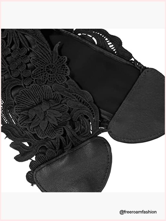 Lace Obi Corset Cinch Belt Wrap Around Waist Belt Bowknot main image 6